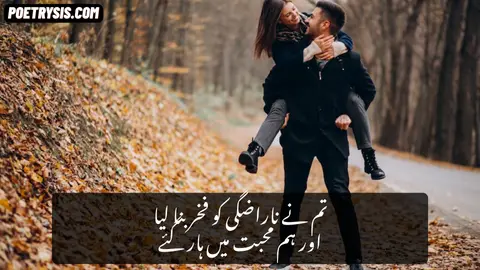 Tum Ney Narazgi ko Poetry